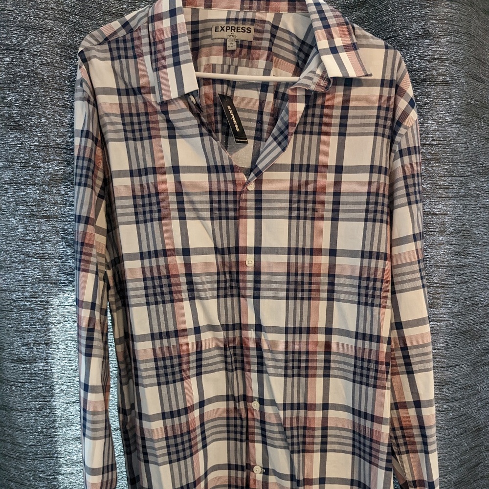 Men's XL brand new Express dress up long sleeve t-shirt
